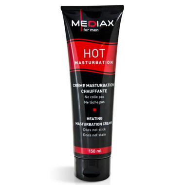 Crème chauffante spéciale masturbation masculine - MEDIAX FOR MEN