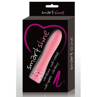 Mini vibromasseur rose à strass